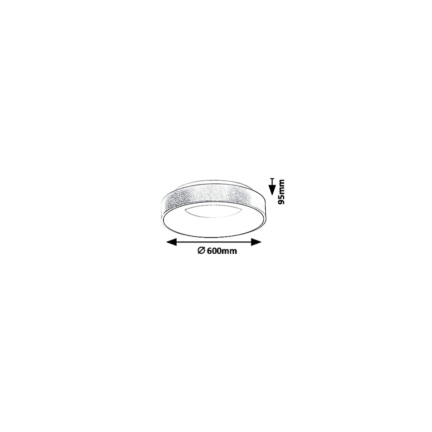 Rabalux - LED plafondlamp CARMELA LED/50W/230V diameter 60 cm