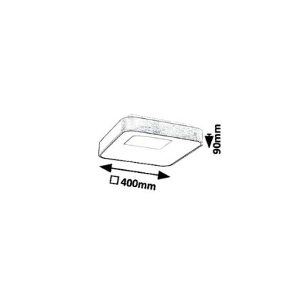 Rabalux - LED plafondlamp CARMELA LED/30W/230V 40x40 cm