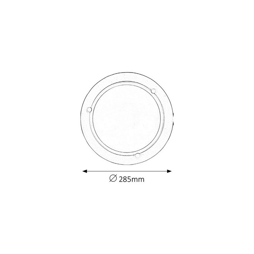 Rabalux - Plafondlamp 1xE27/60W/230V diameter 28,5 cm