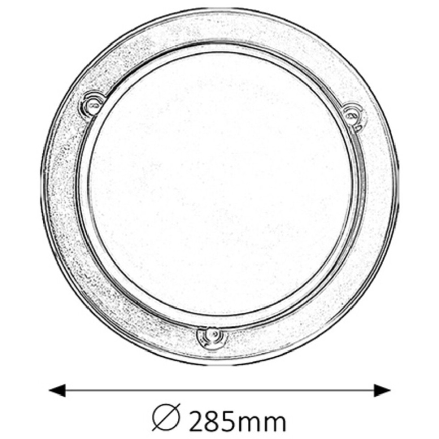 Rabalux - Plafondlamp 1xE27/60W/230V diameter 28,5 cm