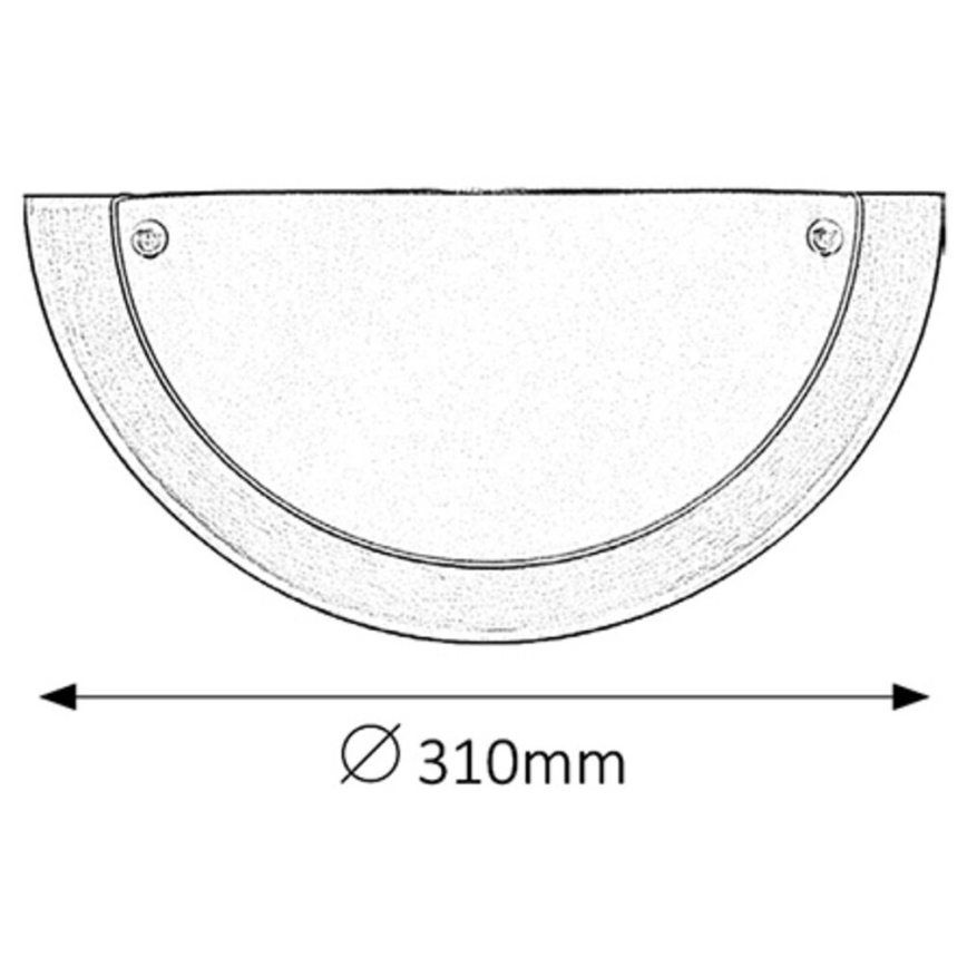 Rabalux - Wandlamp E27/60W/230V