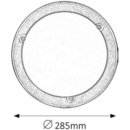 Rabalux - Plafondlamp 1xE27/60W/230V diameter 28,5 cm