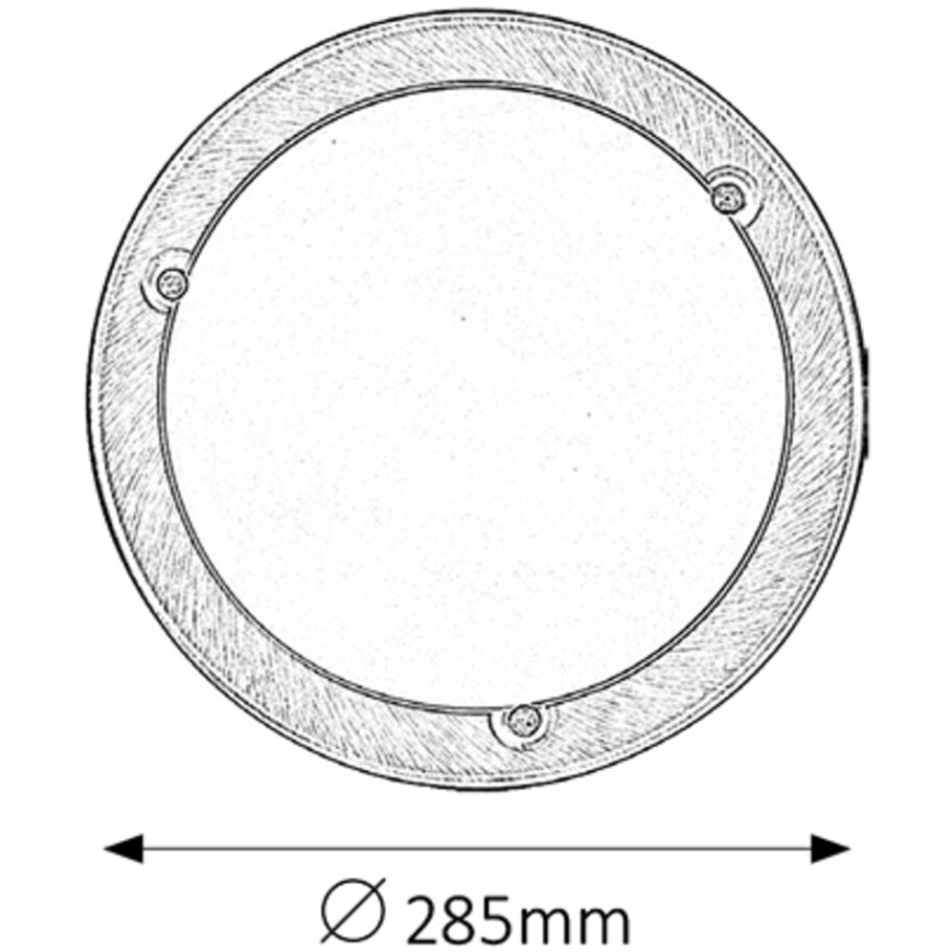 Rabalux - Plafondlamp 1xE27/60W/230V diameter 28,5 cm
