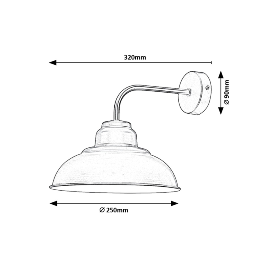 Rabalux - Wandlamp 1xE27/60W/230V