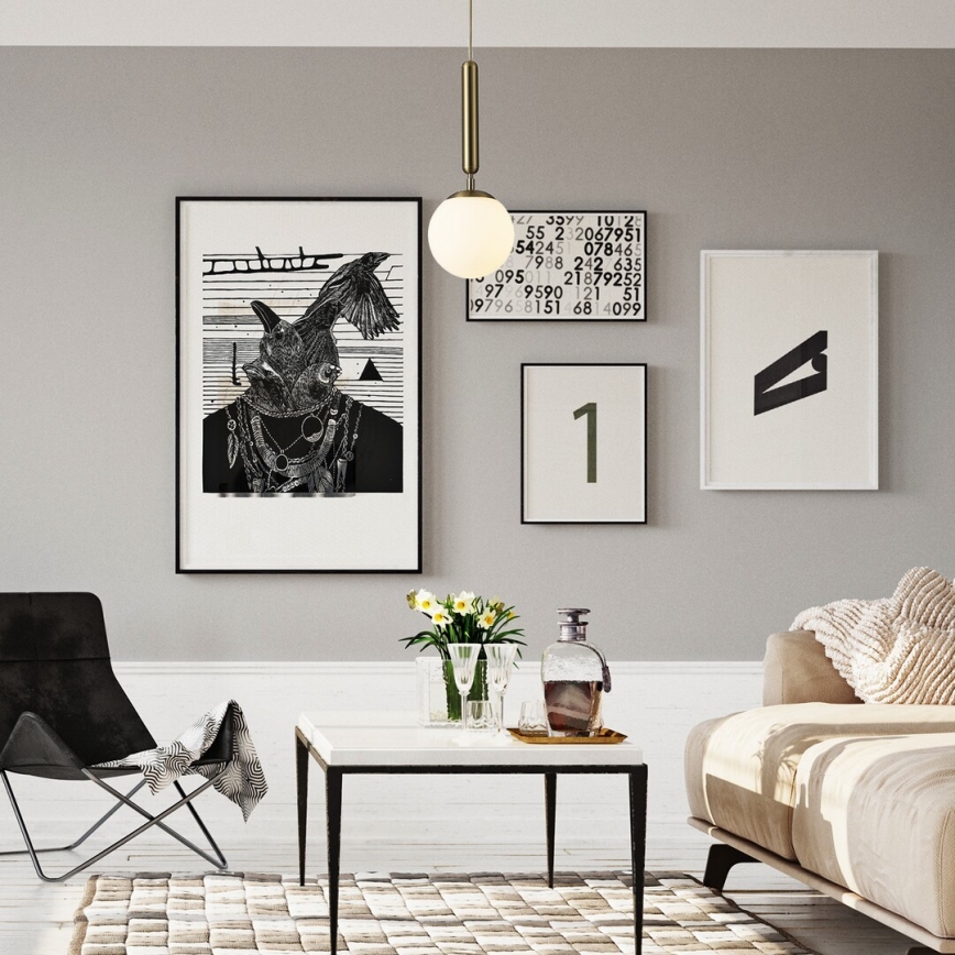 Rabalux 5352 - Hanglamp aan koord DIVINA 1xE14/9W/230V