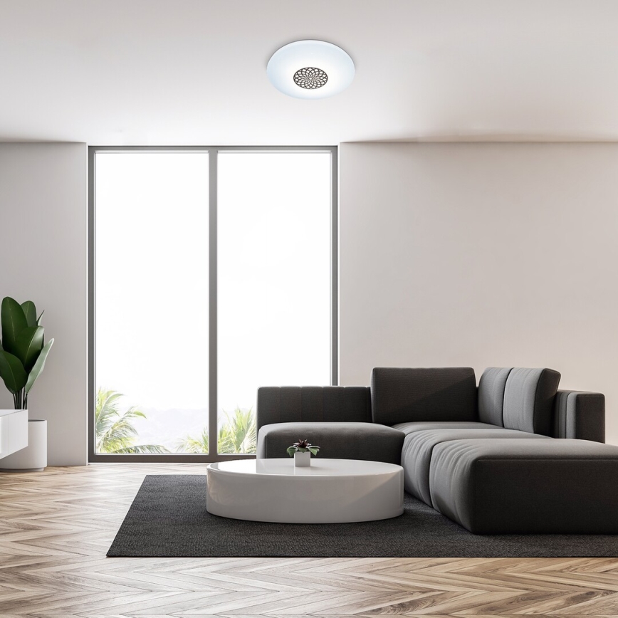Rabalux - Dimbare LED RGB plafondlamp LED/24W/230V 3000-6500K Wi-Fi Tuya diameter 39,5 cm + afstandsbediening