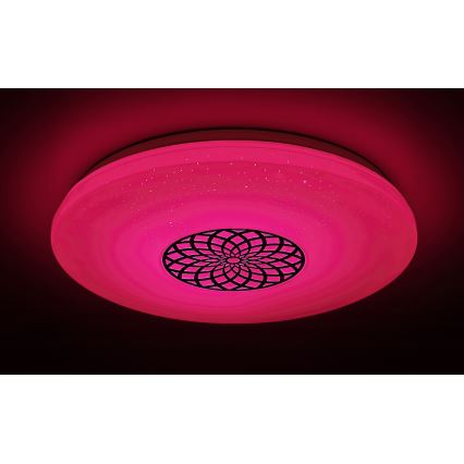 Rabalux - Dimbare LED RGB plafondlamp LED/24W/230V 3000-6500K Wi-Fi Tuya diameter 39,5 cm + afstandsbediening