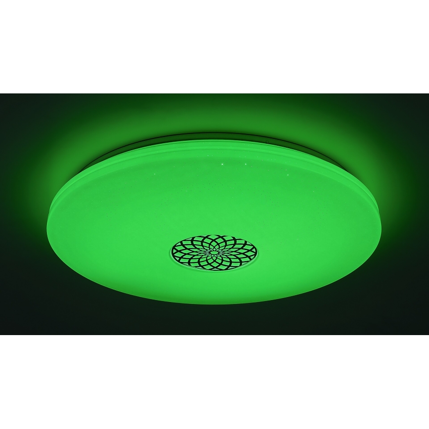 Rabalux - LED RGB dimbare plafondlamp LED/40W/230V 3000-6500K Wi-Fi Tuya Ø 60 cm + afstandsbediening
