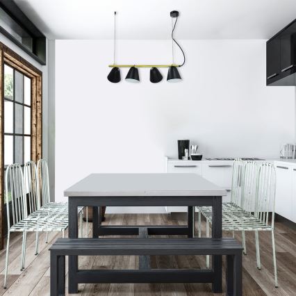 Rabalux 5377 - Hanglamp aan koord ALTDER 4xE14/40W/230V