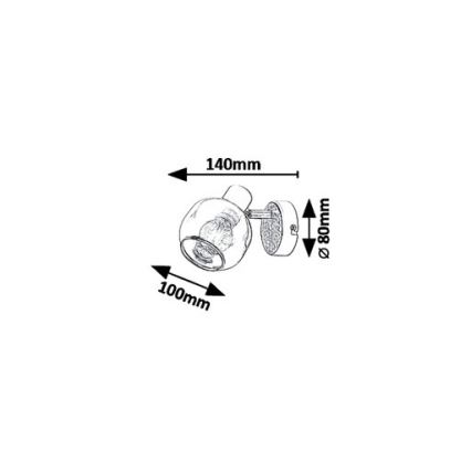 Rabalux - Wandspot 1xE14/40W/230V