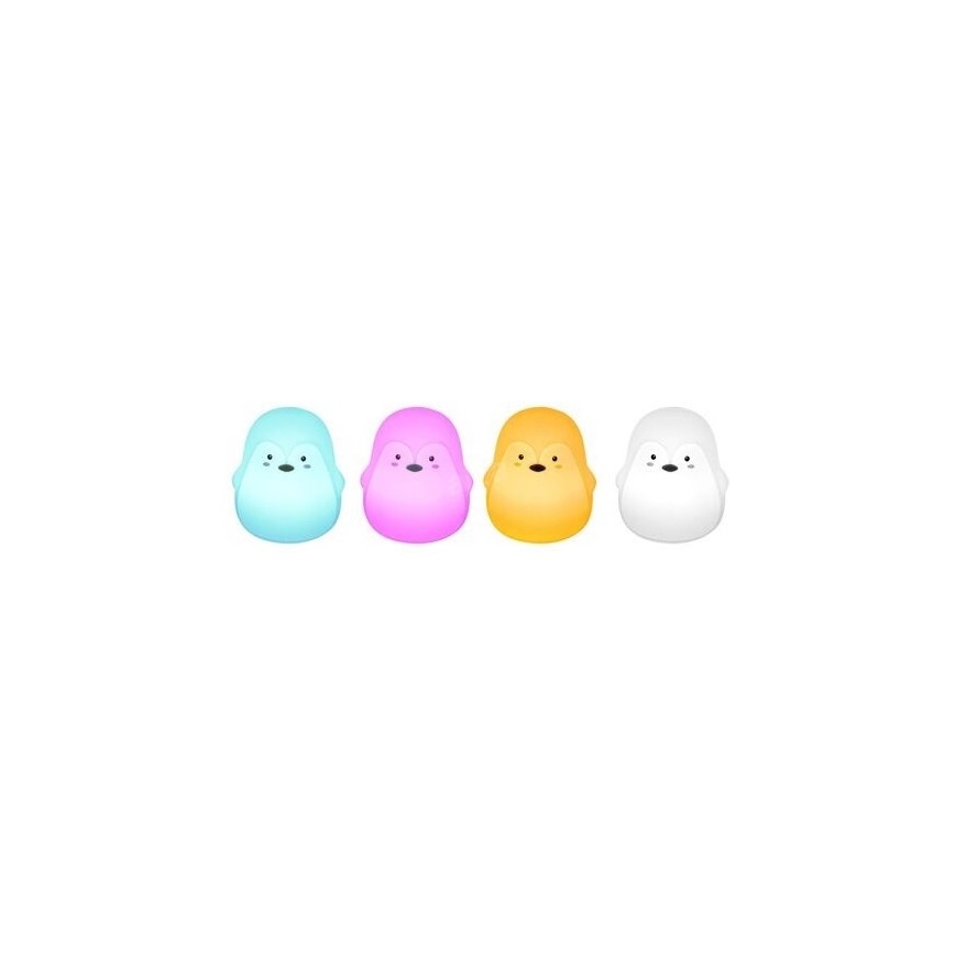 Rabalux - LED RGB Kinderlamp LED/0,4W 1200 mAh pinguïn