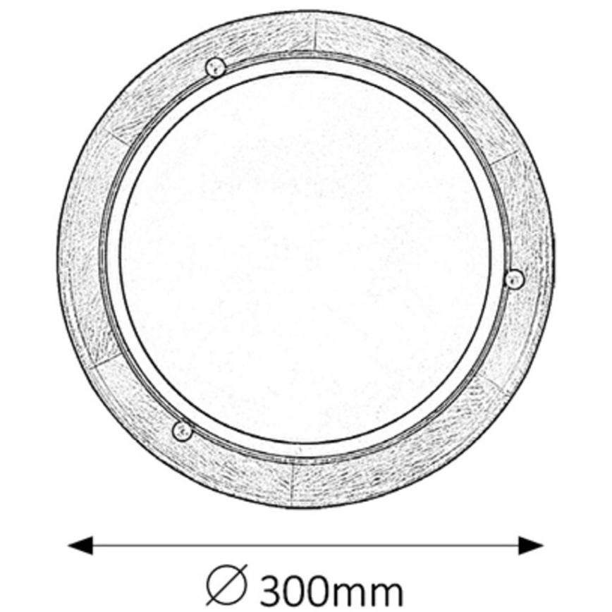 Rabalux - Plafondlamp 1xE27/60W/230V diameter 30 cm