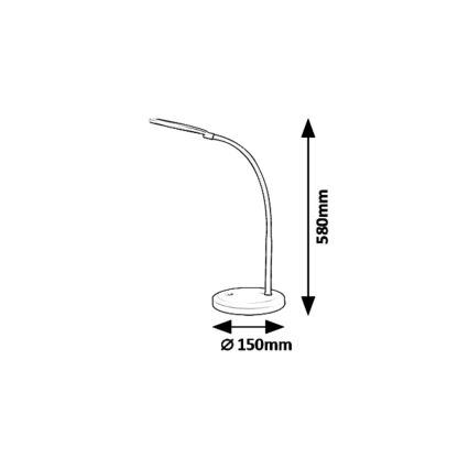 Rabalux 5429 - LED Touch tafellamp dimbaar TIMOTHY LED/7,5W/230V