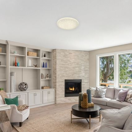 Rabalux - LED dimbaar plafondlamp STAR LED/36W/230V + afstandsbediening Ø 40 cm