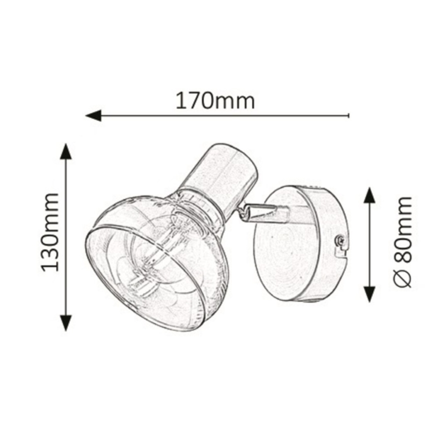 Rabalux - Wandlamp 1xE14/40W/230V gouden