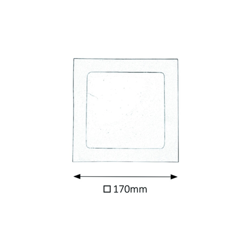 Rabalux - LED Badkamer plafondlamp inbouw LED/12W/230V IP44 4000K