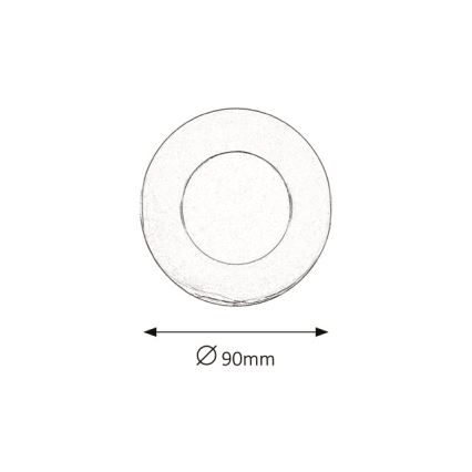 Rabalux - LED Badkamer inbouwspot LED/3W/230V 3000K IP44