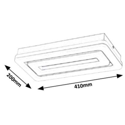Rabalux - LED plafondlamp LED/40W/230V 20x41 cm