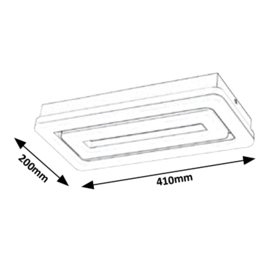 Rabalux - LED plafondlamp LED/40W/230V 20x41 cm