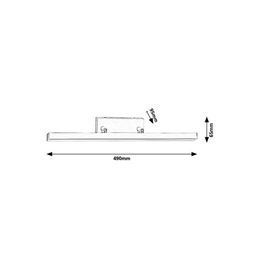 Rabalux - LED Badkamer wandverlichting LED/12W/230V IP44