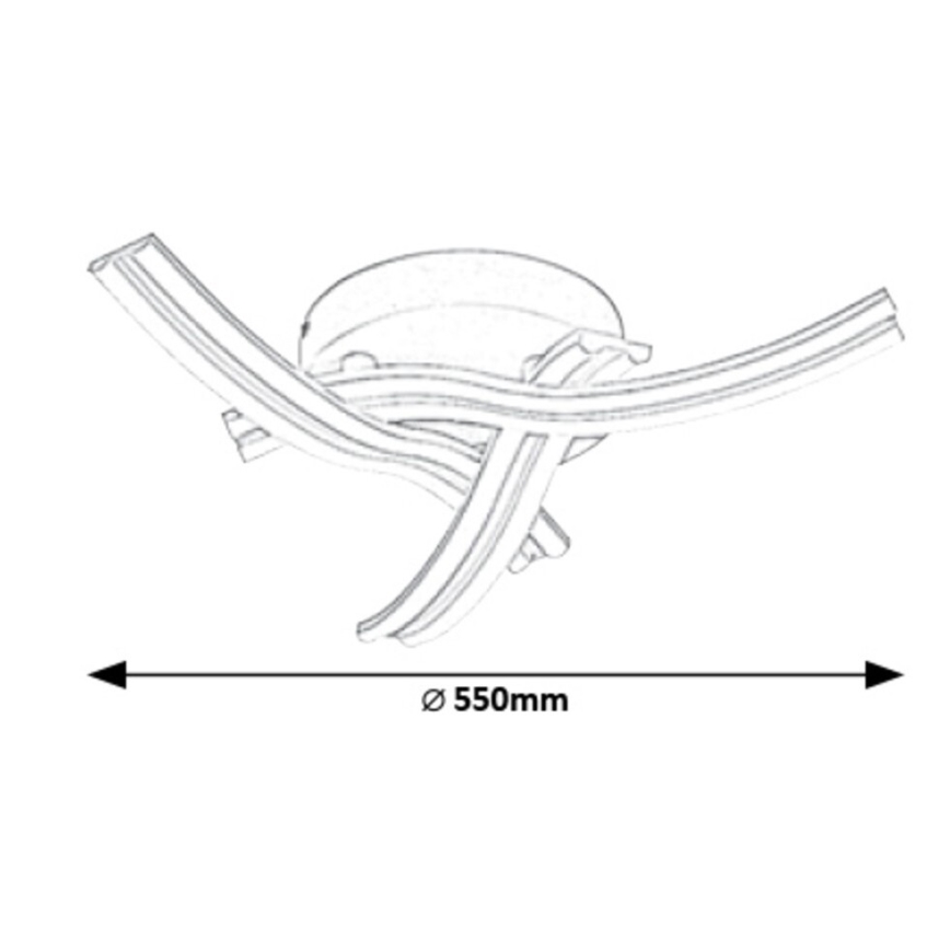 Rabalux - LED Plafondlamp LED/40W/230V