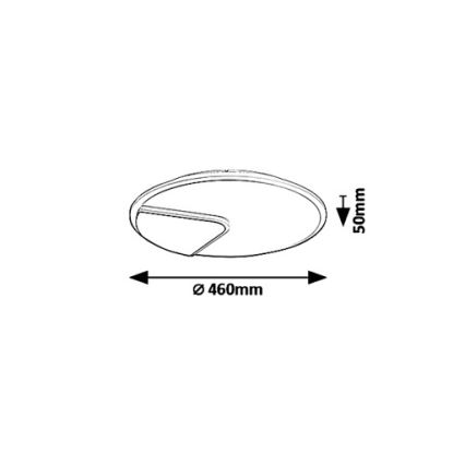 Rabalux 6329 - LED Plafondverlichting BOSWELL LED/40W/230V