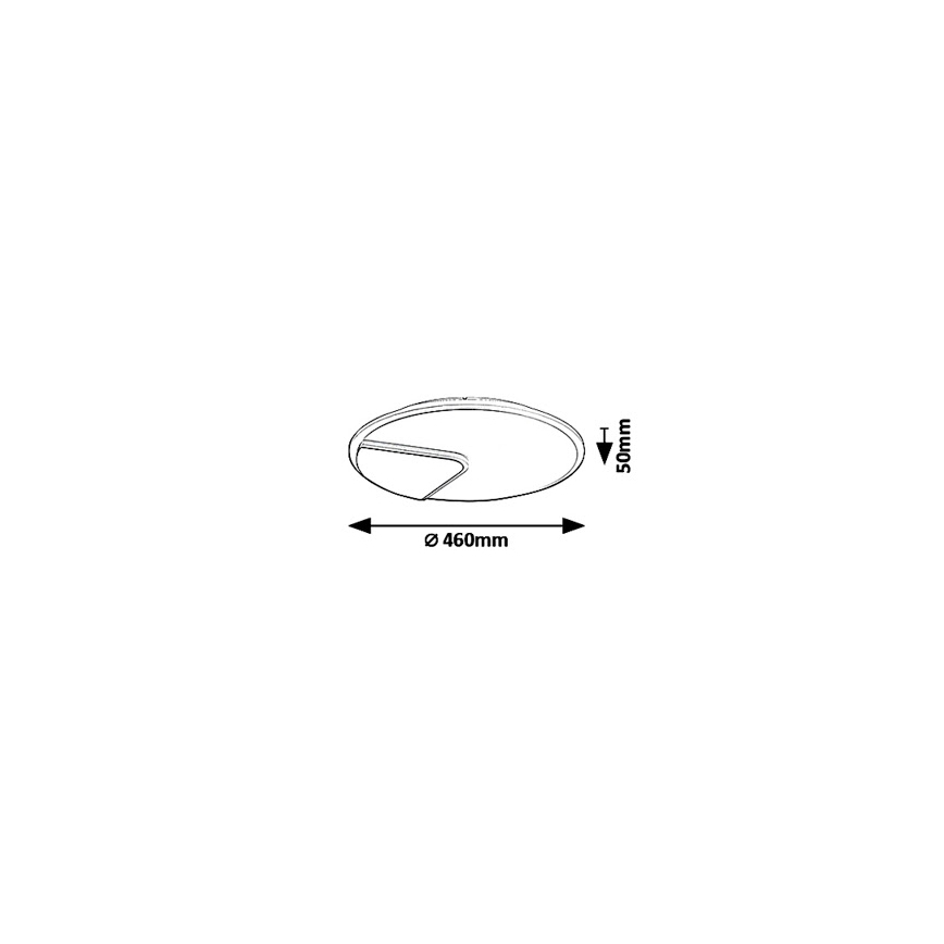 Rabalux 6329 - LED Plafondverlichting BOSWELL LED/40W/230V