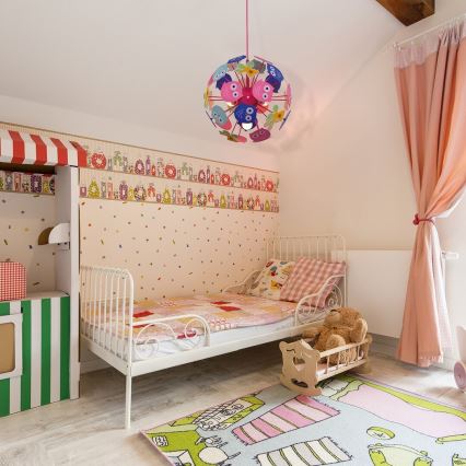 Rabalux 6390 - Hanglamp aan koord kinderkamer BIRDY 3xE14/40W/230V