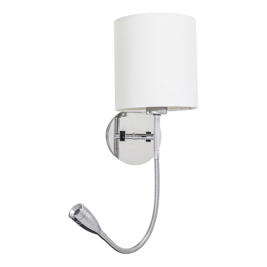 Rabalux 6529 - Wandlamp LARKIN 1xE27/40W+LED/3W