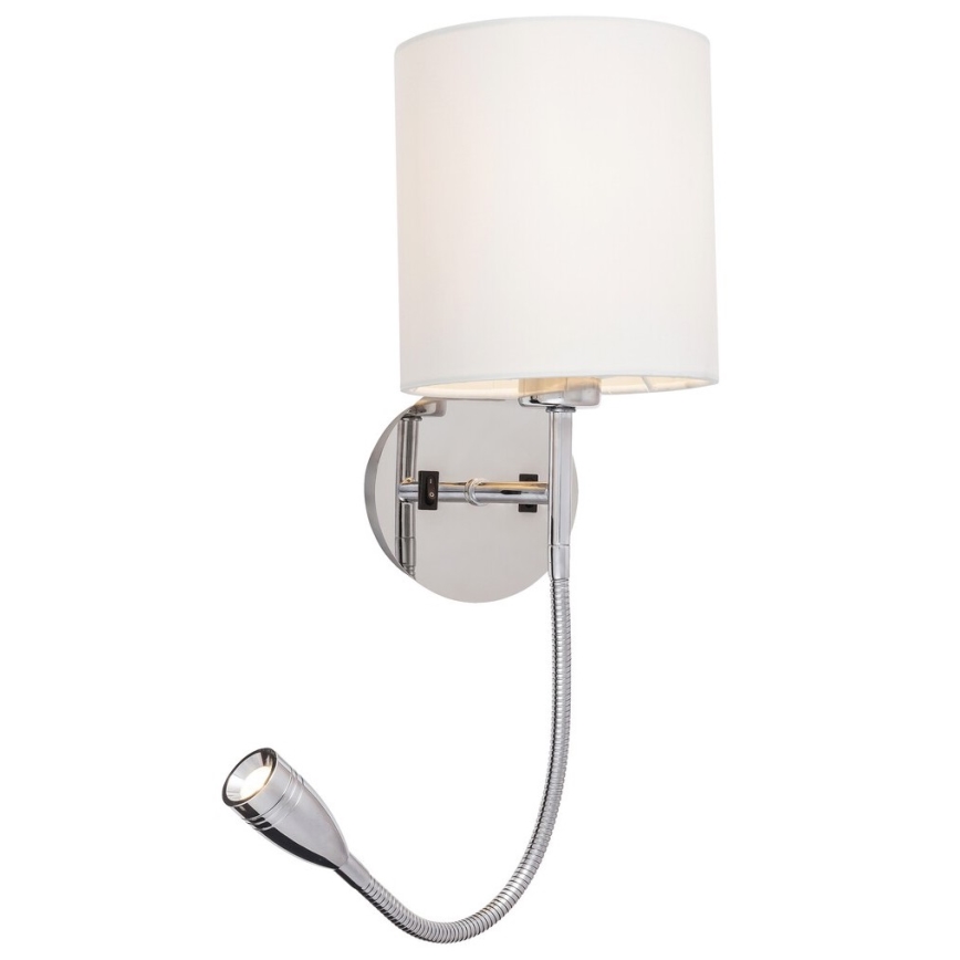Rabalux 6529 - Wandlamp LARKIN 1xE27/40W+LED/3W