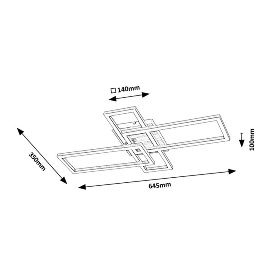 Rabalux - LED plafondlamp LED/24W/230V