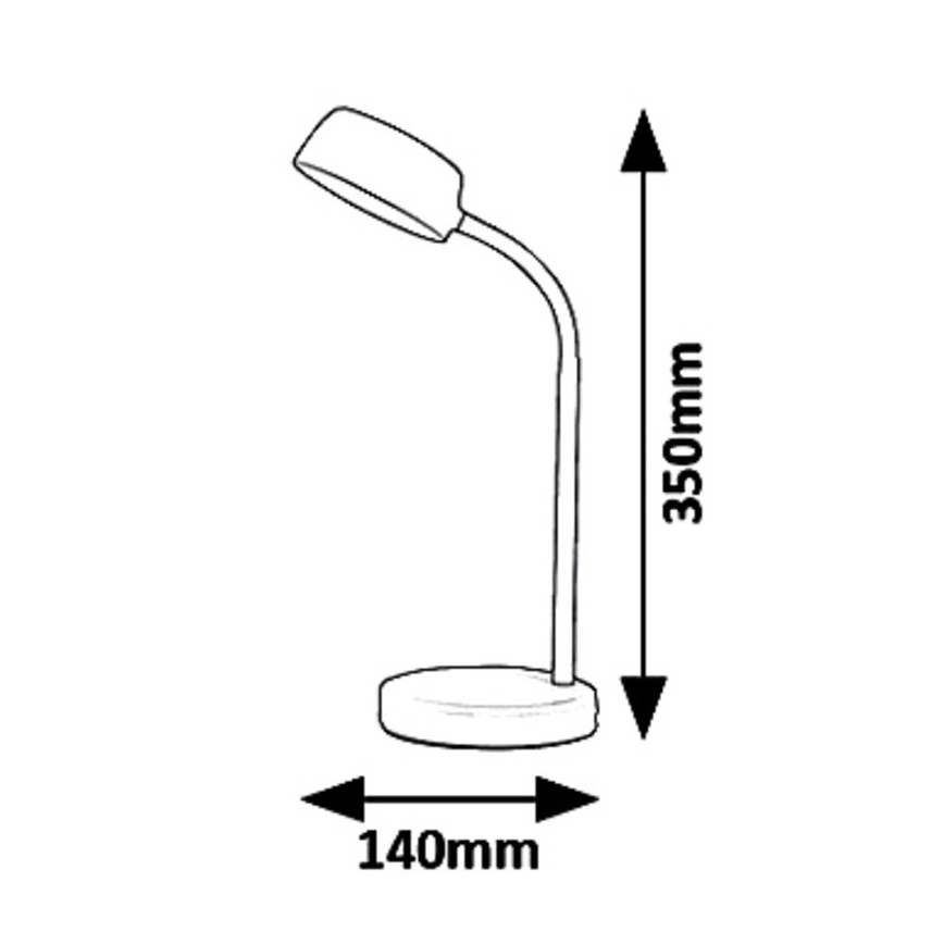 Rabalux 6778 - LED Tafellamp BERRY LED/4,5W/230V