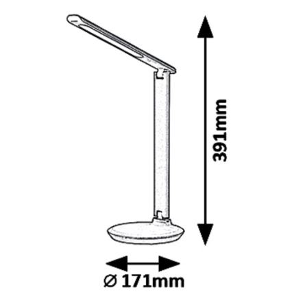 Rabalux 6980 - LED Tafellamp dimbaar OSIAS LED/9W/230V