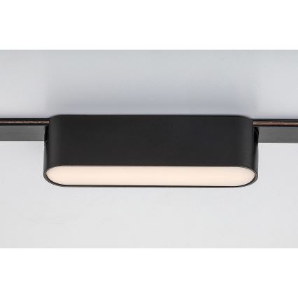 Rabalux - LED Plafondlamp voor 1-fase railsysteem LED/6W/24V 3000K 11,5 cm zwart