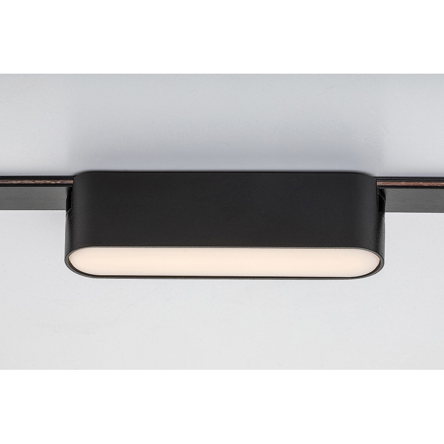 Rabalux - LED Plafondlamp voor 1-fase railsysteem LED/6W/24V 3000K 11,5 cm zwart