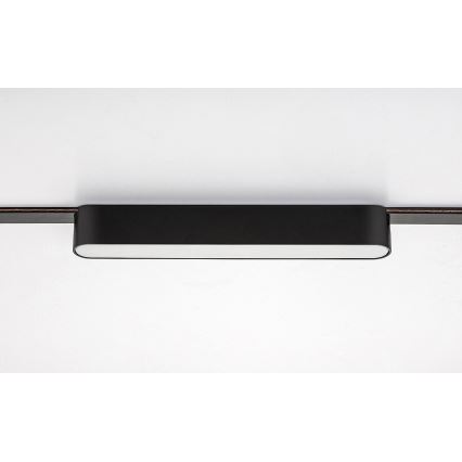 Rabalux - LED Plafondlamp voor 1-fase railsysteem LED/12W/230V 3000K 22 cm zwart