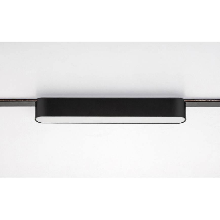 Rabalux - LED Plafondlamp voor 1-fase railsysteem LED/12W/230V 3000K 22 cm zwart