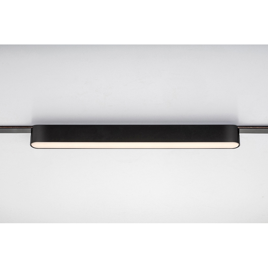 Rabalux - LED Plafondlamp voor 1-fase railsysteem LED/16W/230V 3000K 33 cm zwart