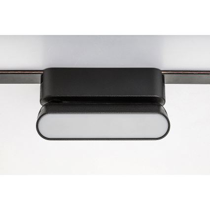 Rabalux - LED Plafondlamp voor 1-fase railsysteem LED/6W/230V 3000K 11,5 cm zwart