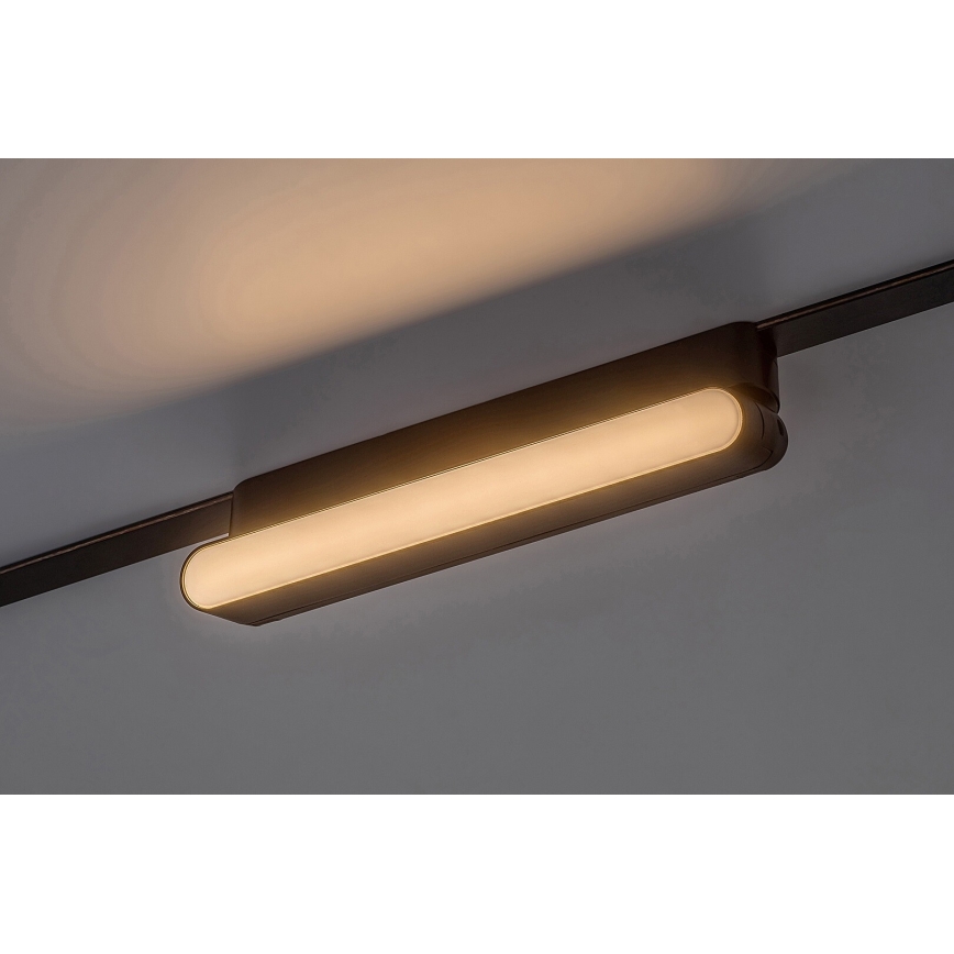 Rabalux - LED Plafondlamp voor 1-fase railsysteem LED/12W/230V 3000K 22 cm zwart