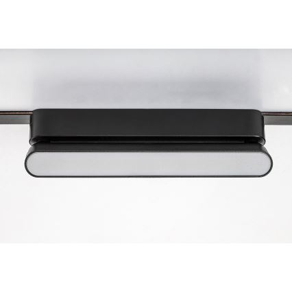 Rabalux - LED Plafondlamp voor 1-fase railsysteem LED/12W/230V 3000K 22 cm zwart
