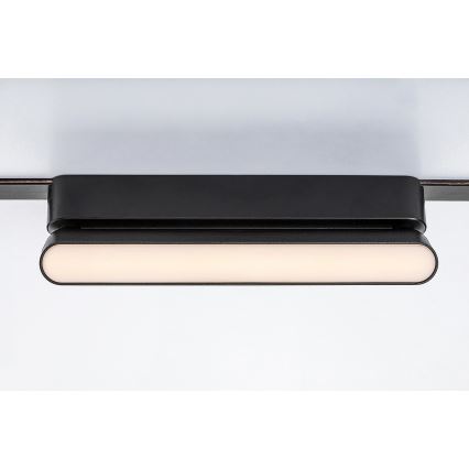 Rabalux - LED Plafondlamp voor 1-fase railsysteem LED/12W/230V 3000K 22 cm zwart