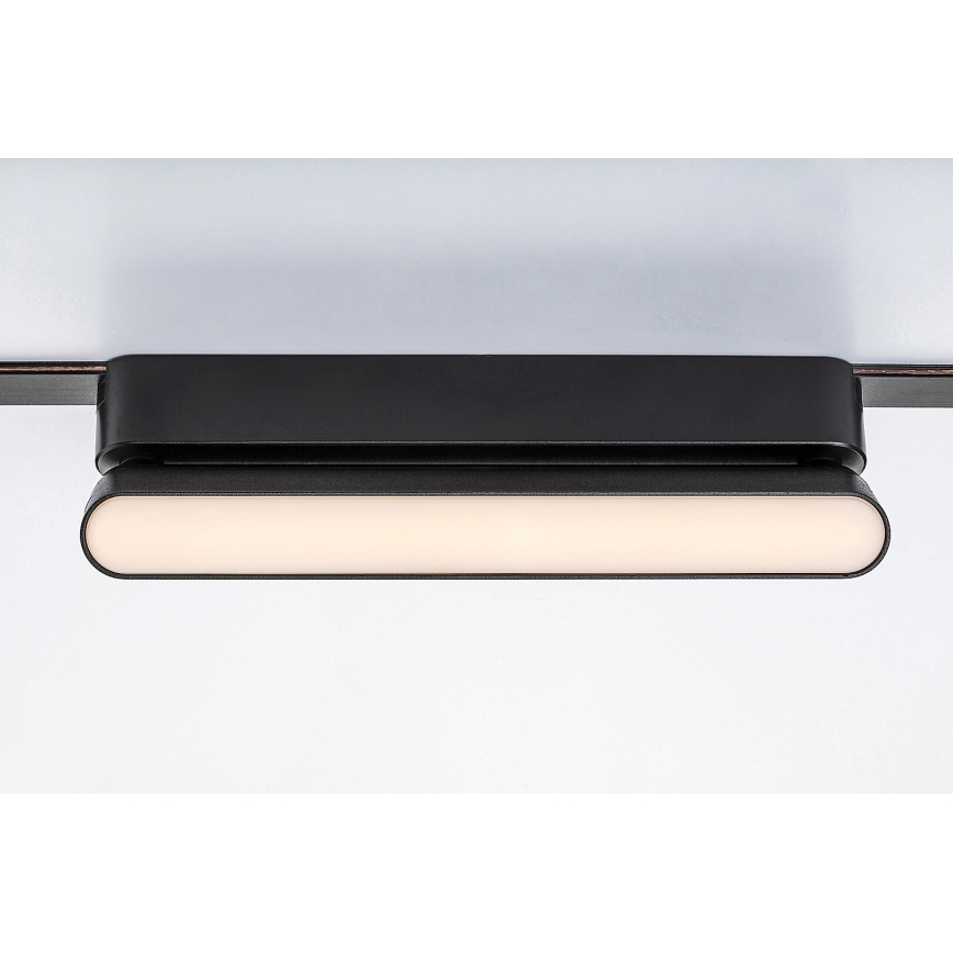Rabalux - LED Plafondlamp voor 1-fase railsysteem LED/12W/230V 3000K 22 cm zwart