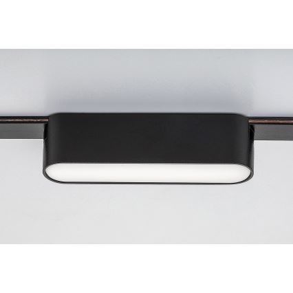Rabalux - LED Plafondlamp voor 1-fase railsysteem LED/6W/24V 3000K 11,5 cm zwart