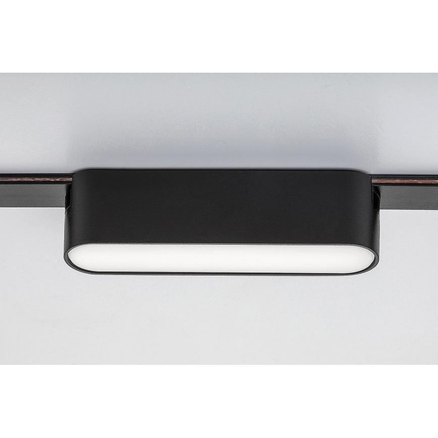 Rabalux - LED Plafondlamp voor 1-fase railsysteem LED/6W/24V 3000K 11,5 cm zwart