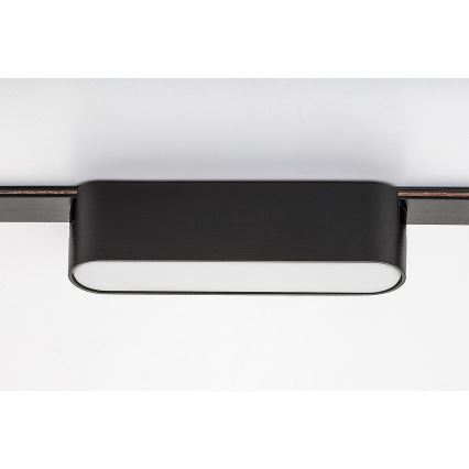 Rabalux - LED Plafondlamp voor 1-fase railsysteem LED/6W/24V 3000K 11,5 cm zwart