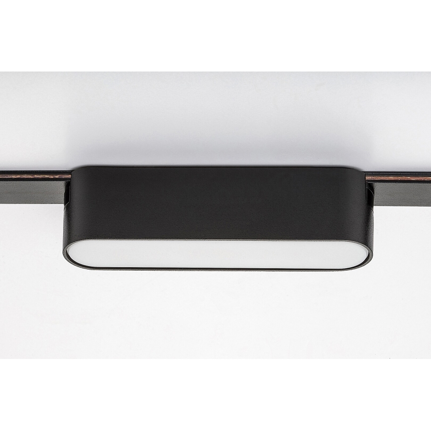 Rabalux - LED Plafondlamp voor 1-fase railsysteem LED/6W/24V 3000K 11,5 cm zwart