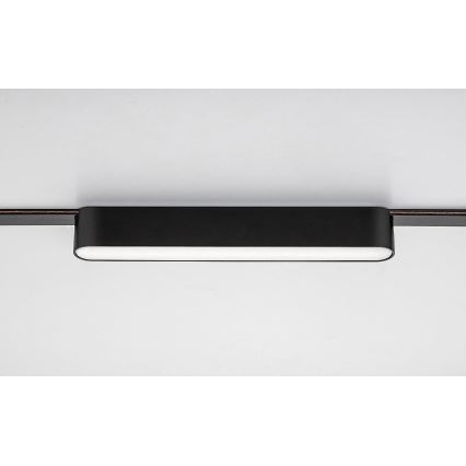 Rabalux - LED Plafondlamp voor 1-fase railsysteem LED/12W/230V 4000K 22 cm zwart