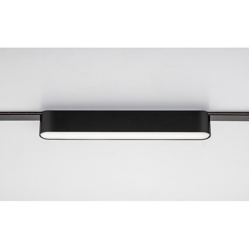 Rabalux - LED Plafondlamp voor 1-fase railsysteem LED/12W/230V 4000K 22 cm zwart