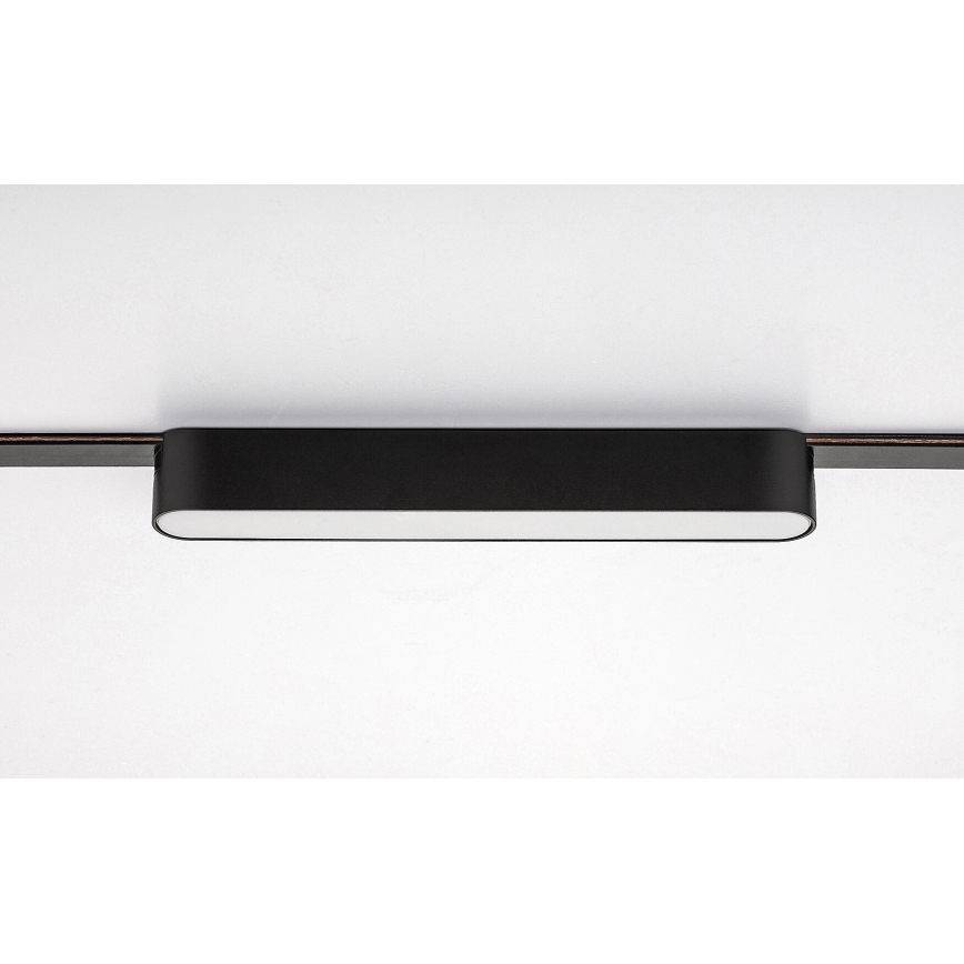 Rabalux - LED Plafondlamp voor 1-fase railsysteem LED/12W/230V 4000K 22 cm zwart